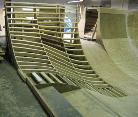 waterfall/hip frame